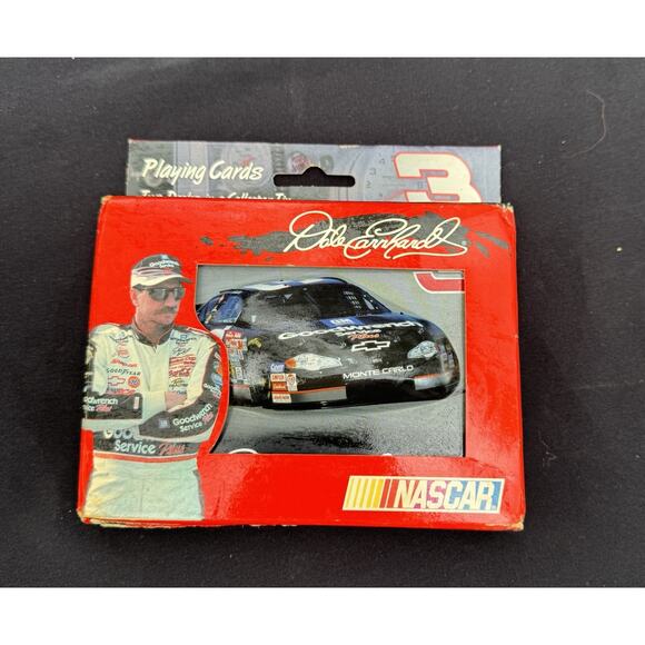 Dale Earnhardt Sr. NASCAR #3 Two Decks Of Playing Cards In A Collector Tin - Picture 1 of 6